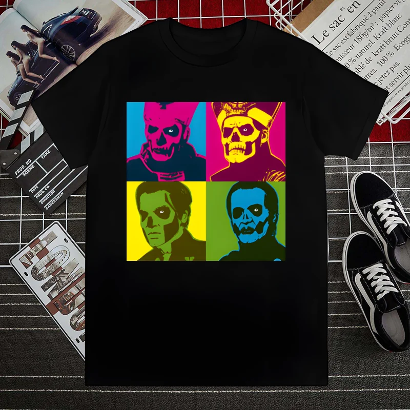 شبح الفرقة شبح B.C Harajuku تي شيرت الصيف الرجال/النساء الهيب هوب مضحك قميص مطبوع الشارع الشهير تي شيرت قصيرة الأكمام بلايز #5