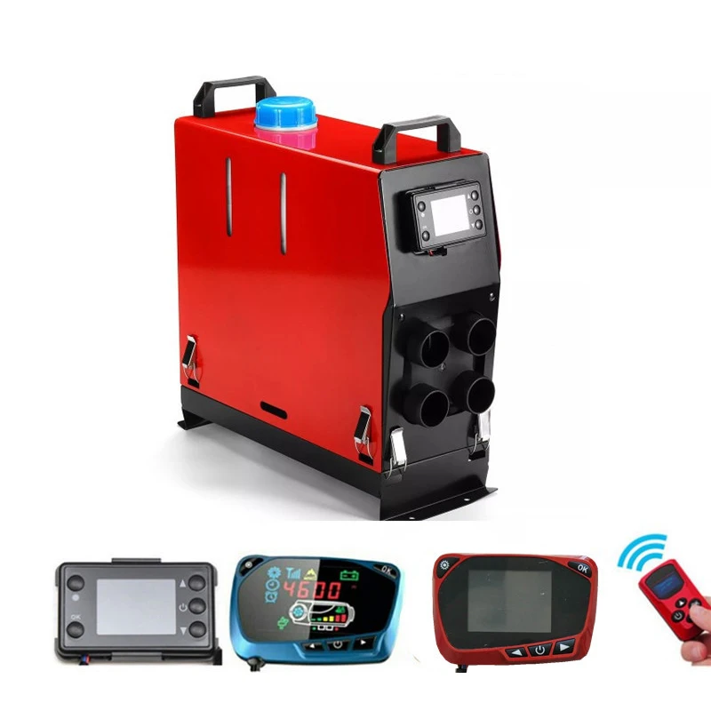 Parking heater, car heater, 12V/24V vehicle, integrated car heater, LCD screen , installation-free