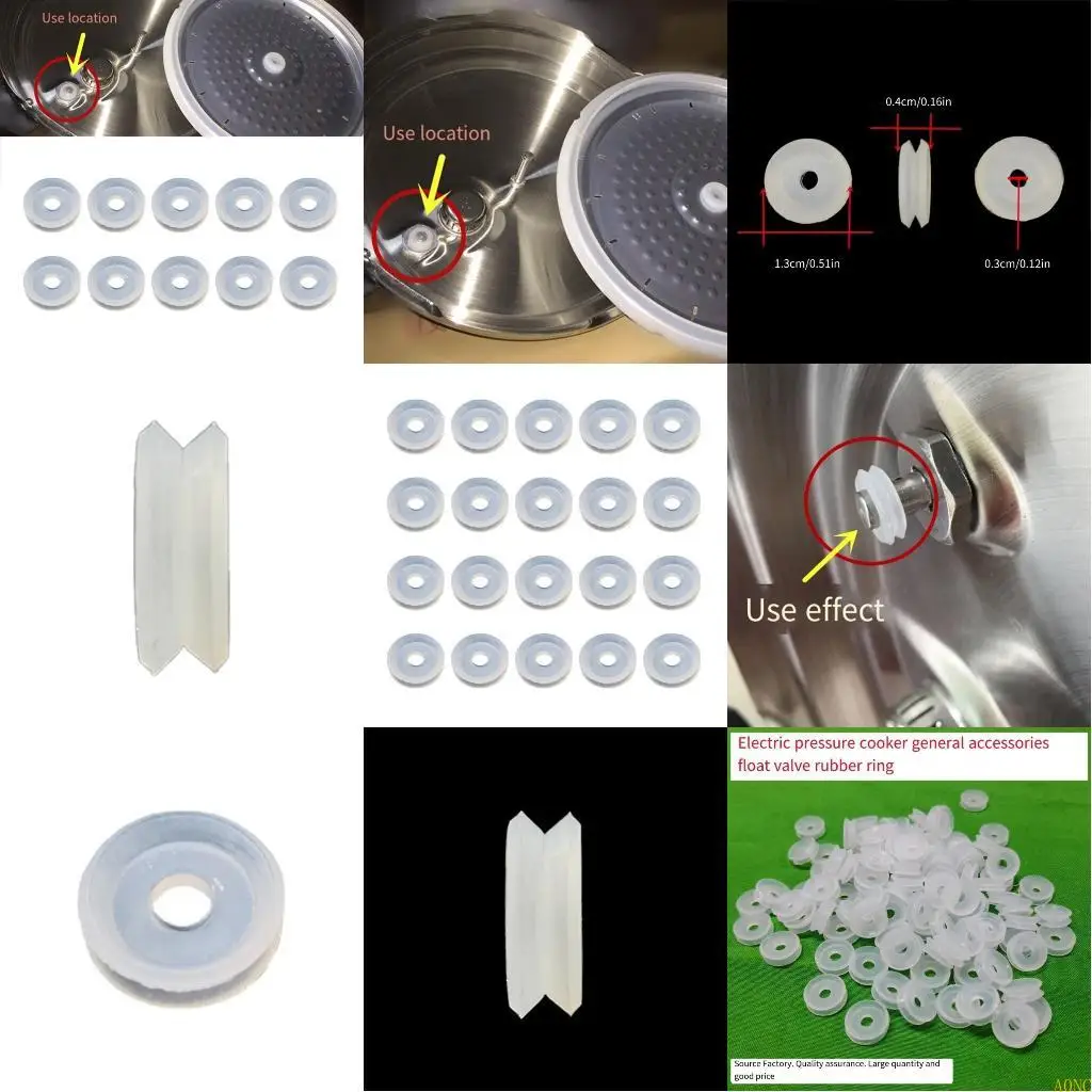 A0NC 20 قطعة صمامات تعويم ختم قدر الضغط قطع غيار صمامات تعويم طوقا الإصدار صمامات خواتم قدر الضغط استبدال #1