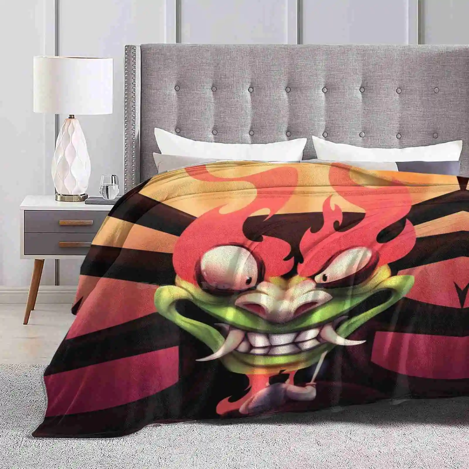 Aku : The Shapeshifting Master Of Darkness And A Samurai'S Last Stand. Creative Design Light Thin Soft Flannel Blanket