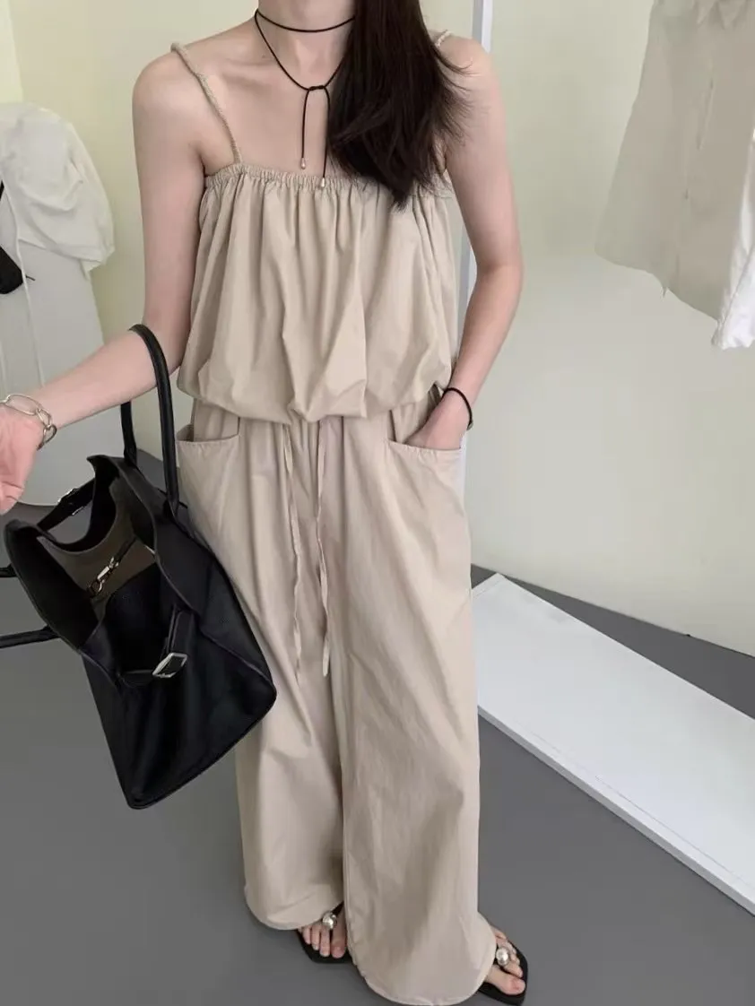 

Women's Casual Ruffle Crop Top And orts Set with Dstring Waist Straight Leg Pants Floral Print Spring Faion Outfit