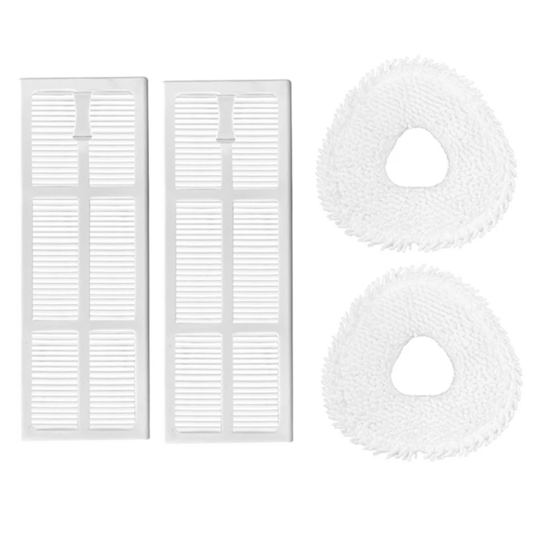 1 Juego de pantalla de filtro de tela para fregona, accesorios de repuesto para Robot aspirador NARWAL J3