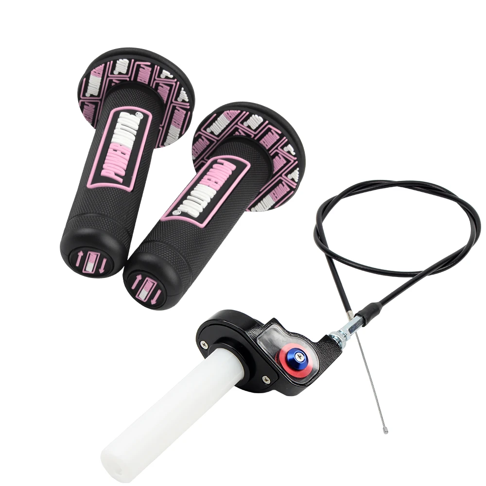 Motorcycle Quick Twist Throttle Settle Grips 22mm Handle Grips Throttle Cable for Honda Yamaha Kawasaki Suzuki KTM ATV Motocross image 3