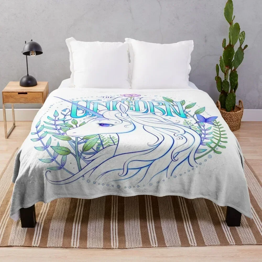 

The Last Unicorn Throw Blanket Bed Fashionable heavy to sleep Blankets