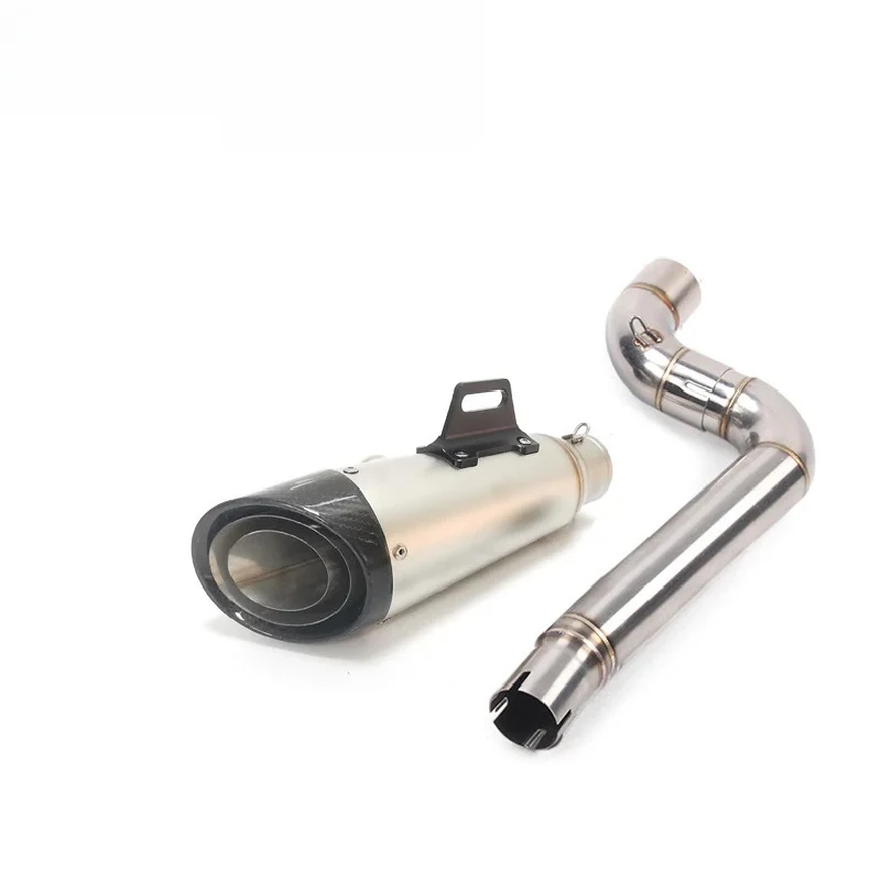 Hot selling Slip on for Motorcycle Exhaust Modify Middle Link Pipe Muffler