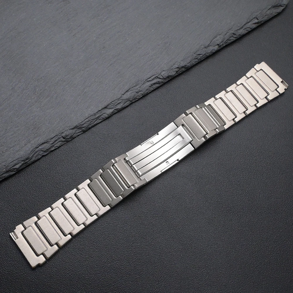 22 مللي متر حزام تيتانيوم لساعة هواوي GT6 Pro 46 مللي متر GT5 Pro GT4 46 مللي متر حزام معدني فاخر للرجال لساعة Amazfit Balance GTR 4 3 2