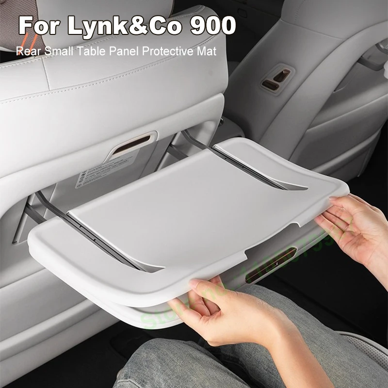 

For Lynk&Co 900 Seat Rear Small Table Board Silicone Pad Non-slip Mat Protection Decorative Car Styling Interior Accessories