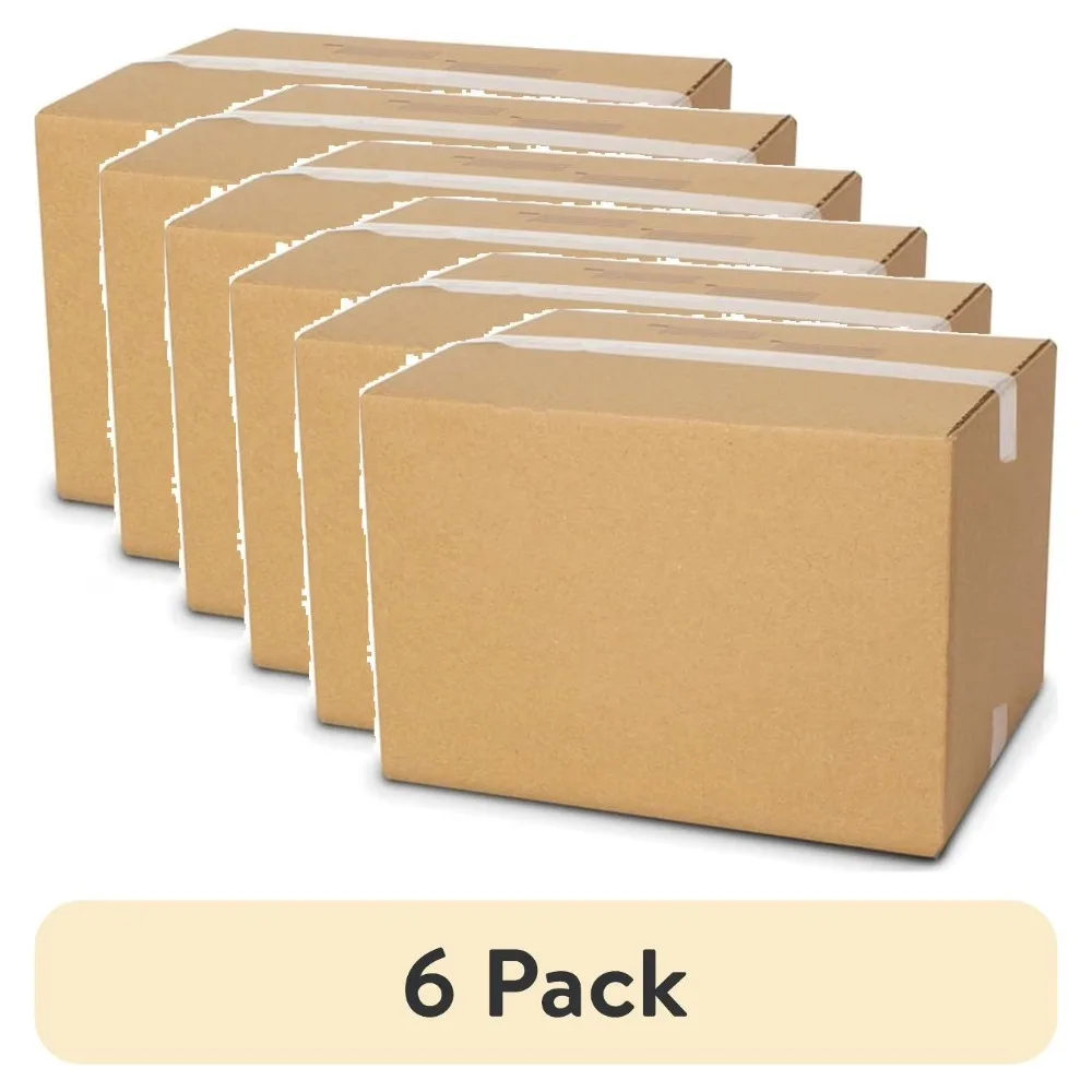 

(6 pack) Pen+Gear Large Shipping Boxes, 15L x 12W x 10H