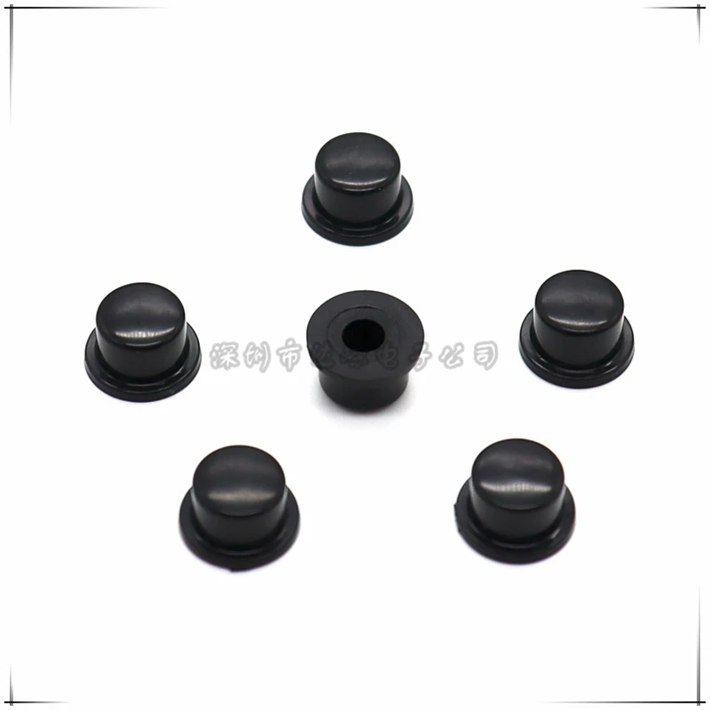 10PCS 7.5×5.5MM plastic Tact Switch Straw hat shape knob Power switch button cap circular holes 3.2MM