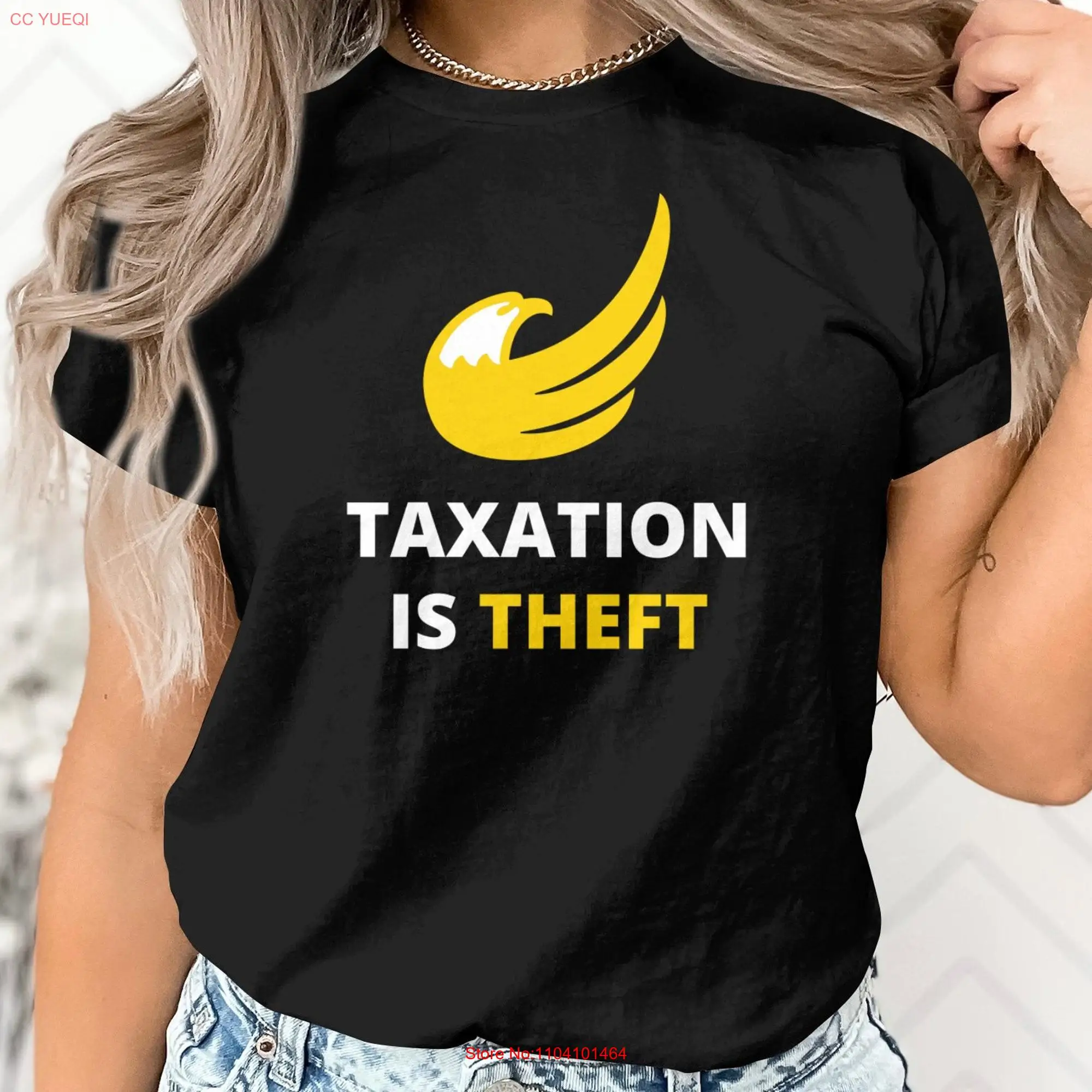 Libertarian T shirt stating Taxation is Theft Election year Politics at its best Make a Statement the Ron Paul would love