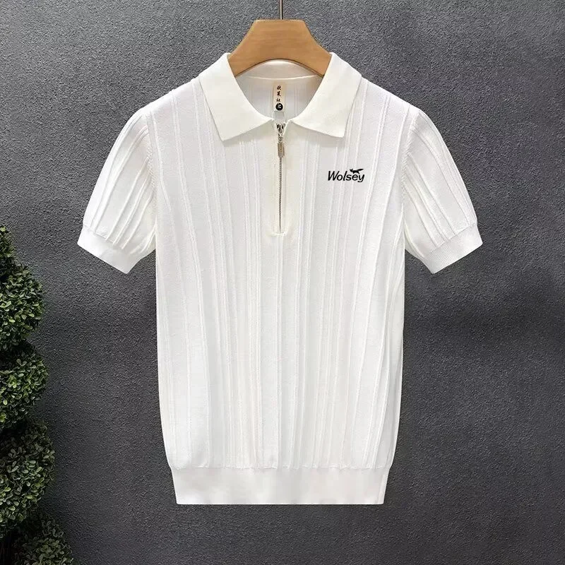 Summer Men's Golf Sport Shirt - Quick Dry and Breathable - Korean Fashion Short-Sleeved T-Shirt - Unique Top