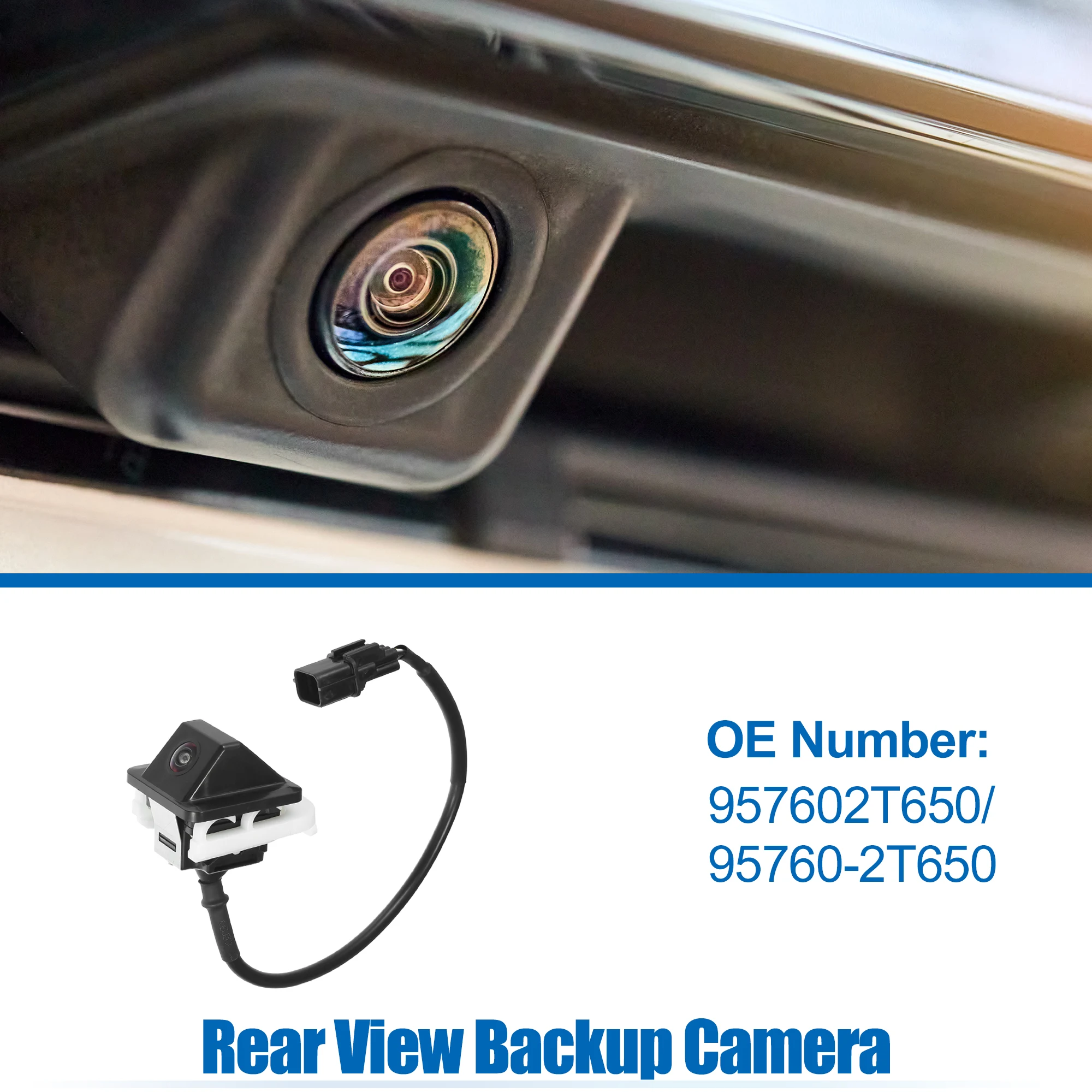 

UXCELL Car Rear View Back Up Camera Wide Angle Park Assist Reverse Camera Fit for Kia Optima 2014 2015 - Pack of 1