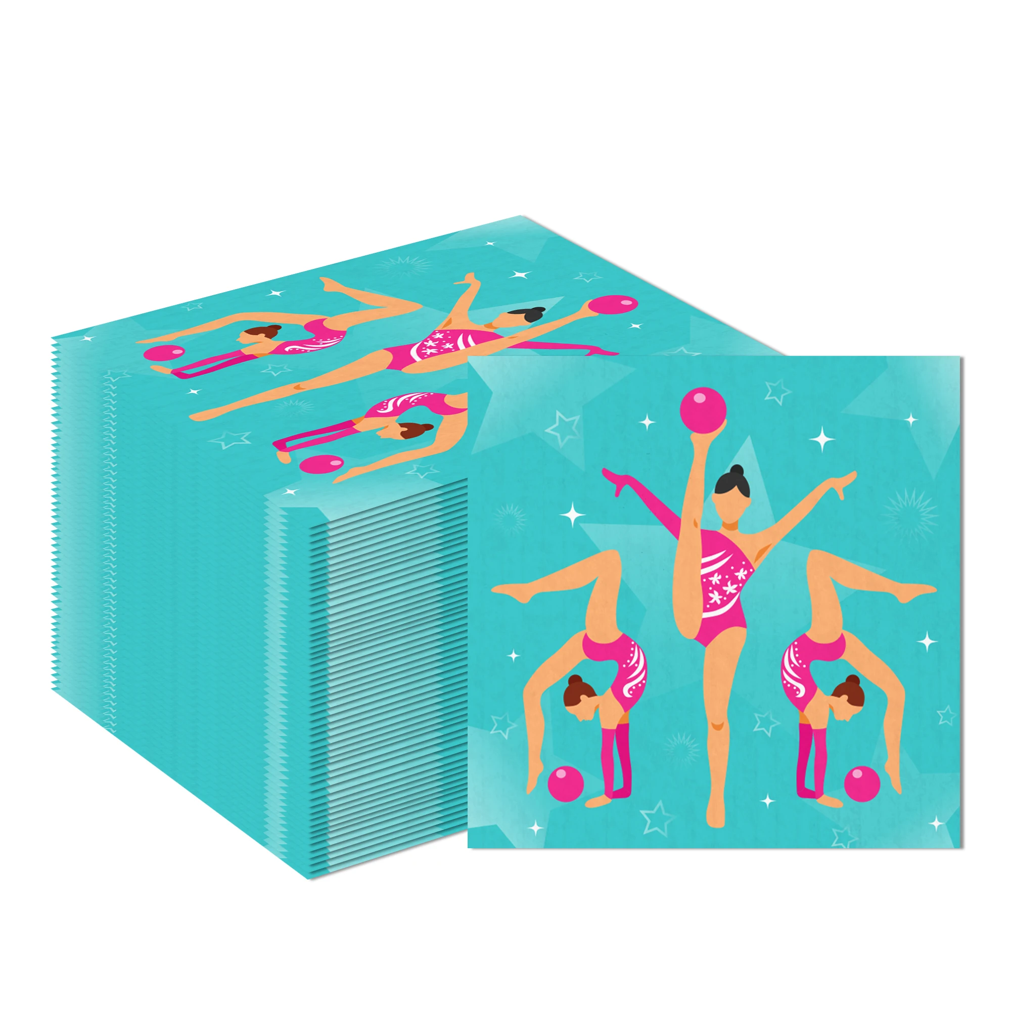 20/40/60 Stück Servietten für Geburtstagsfeier, Einweggeschirr, Abendessen, Papierservietten, Taschentücher ‌ Esszimmer ‌ Dekor für Kindergeburtstag – Detail 30
