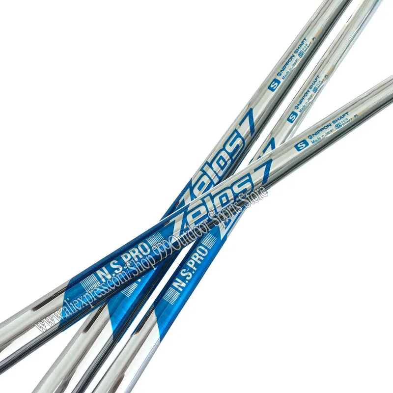 Żelazka Golf Shaft dla mężczyzn N S PRO Zelos 7 Golf Irons Shaft Clubs Putter Shaft Steel Shaft R/S/ Flex
