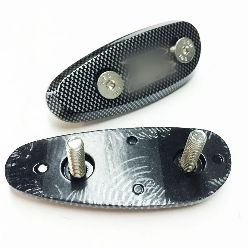 Motorcycle Parts Mirror Block Off Base Plate for Suzuki GSXR 600 750 1000 GSX-R 2001-2004 Carbon Fiber
