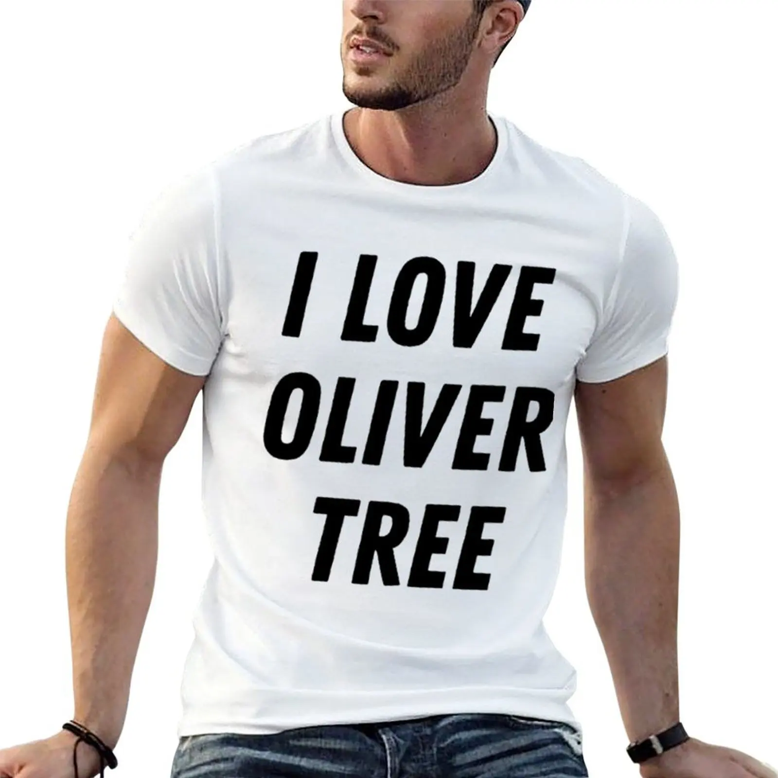 

I Love Oliver Tree T-Shirt cotton t shirts high quality funny t shirts man anime tshirt T-Shirt