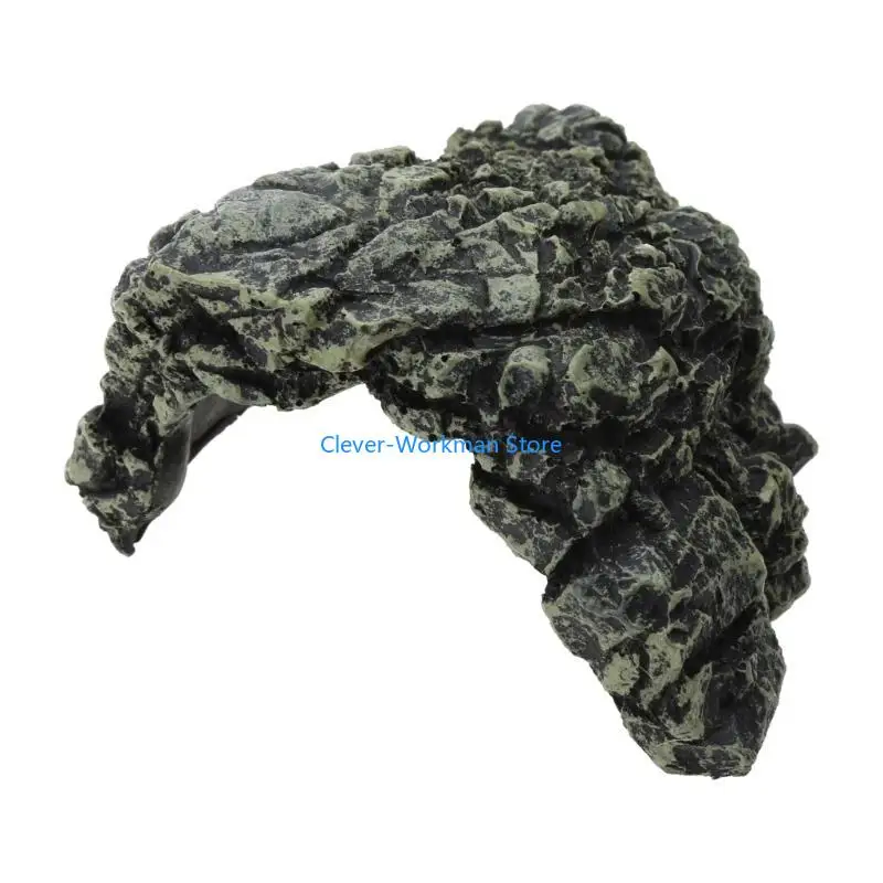 24TD Aquariums Underwater Ornament Fish Tanks Sinkable Stone Cave House Hiding House
