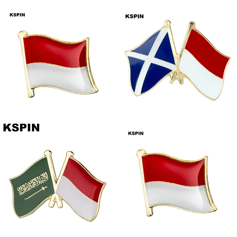 Monaco flag pin New lapel pin badge Brooch Icons