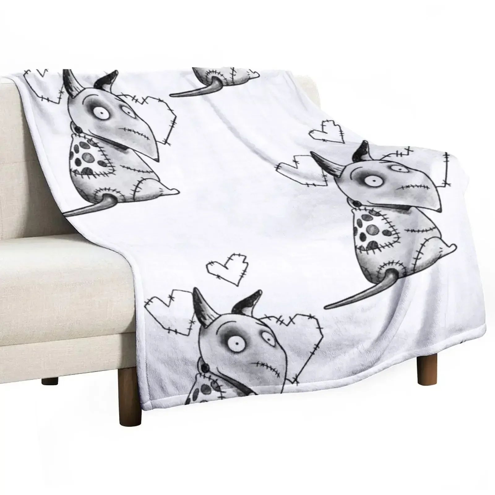 Pup Throw Blanket Furry funny gift Blankets