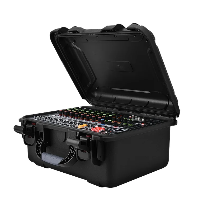 HM80 Professional 8-Channel USB Audio Mixer with EQ 1000W Power Amplifier Best Price Sound Equipment