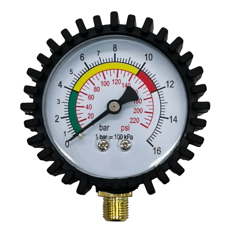 Jauge de pression d\'air haute avec connecteurs en cuivre, écran LCD, voiture, camions, pneus, mise à niveau