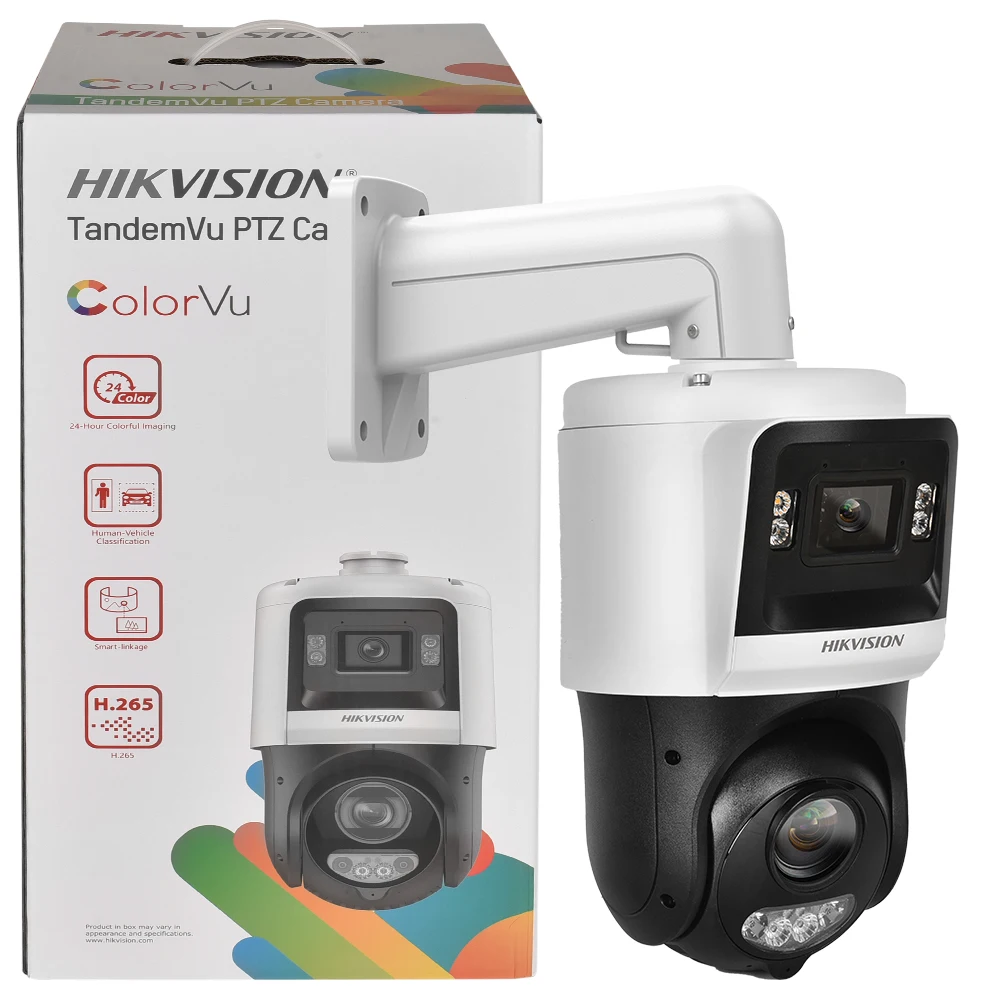 Hikvision DS-2SE4C425MWG-E/14 TandemVu 4MP 2,8 mm F1.0 Bullet 25X PTZ 30M bis 100M Farbe & IR Deep Learning Face Capture IP-Kamera – Detail 2