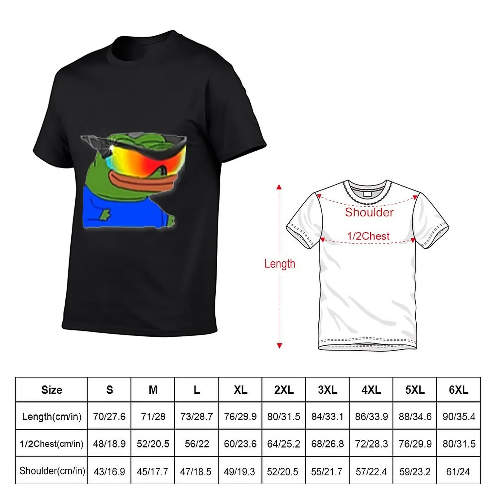 WICKED BTTV Twitch Emote T-Shirt Personalized t-shirt summer clothes cute tops valentines clothes slim fit t shirts for men