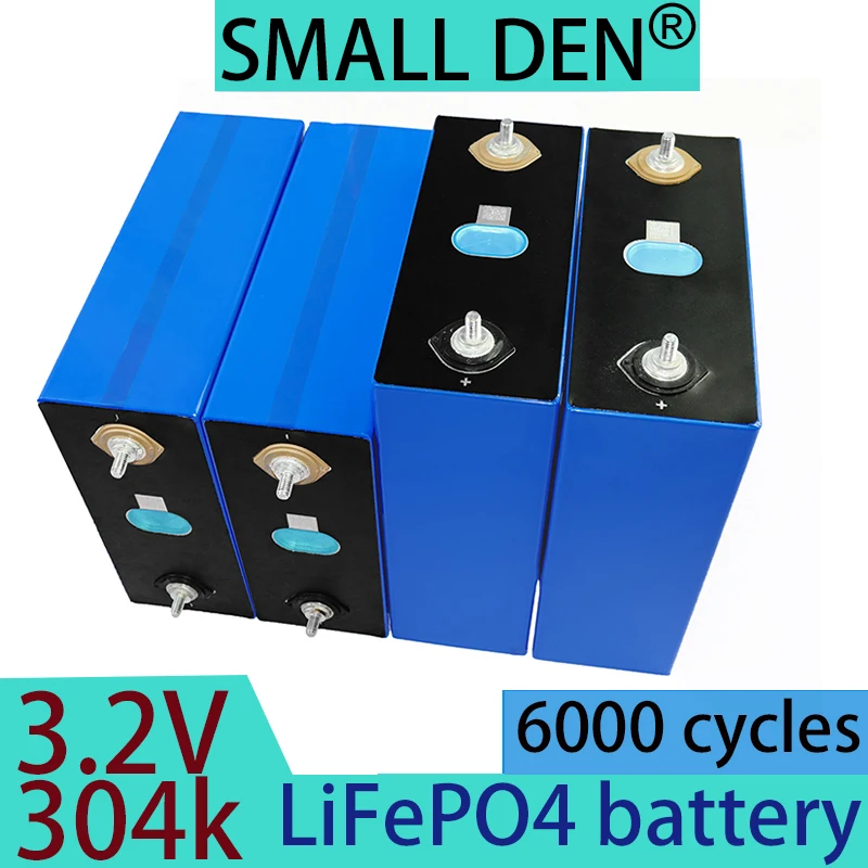 3.2v 304k Lifepo4 battery, 6000 deep cycle battery, DIY 12V 24V RV electric car, motorcycle boat, large capacity swimming boat