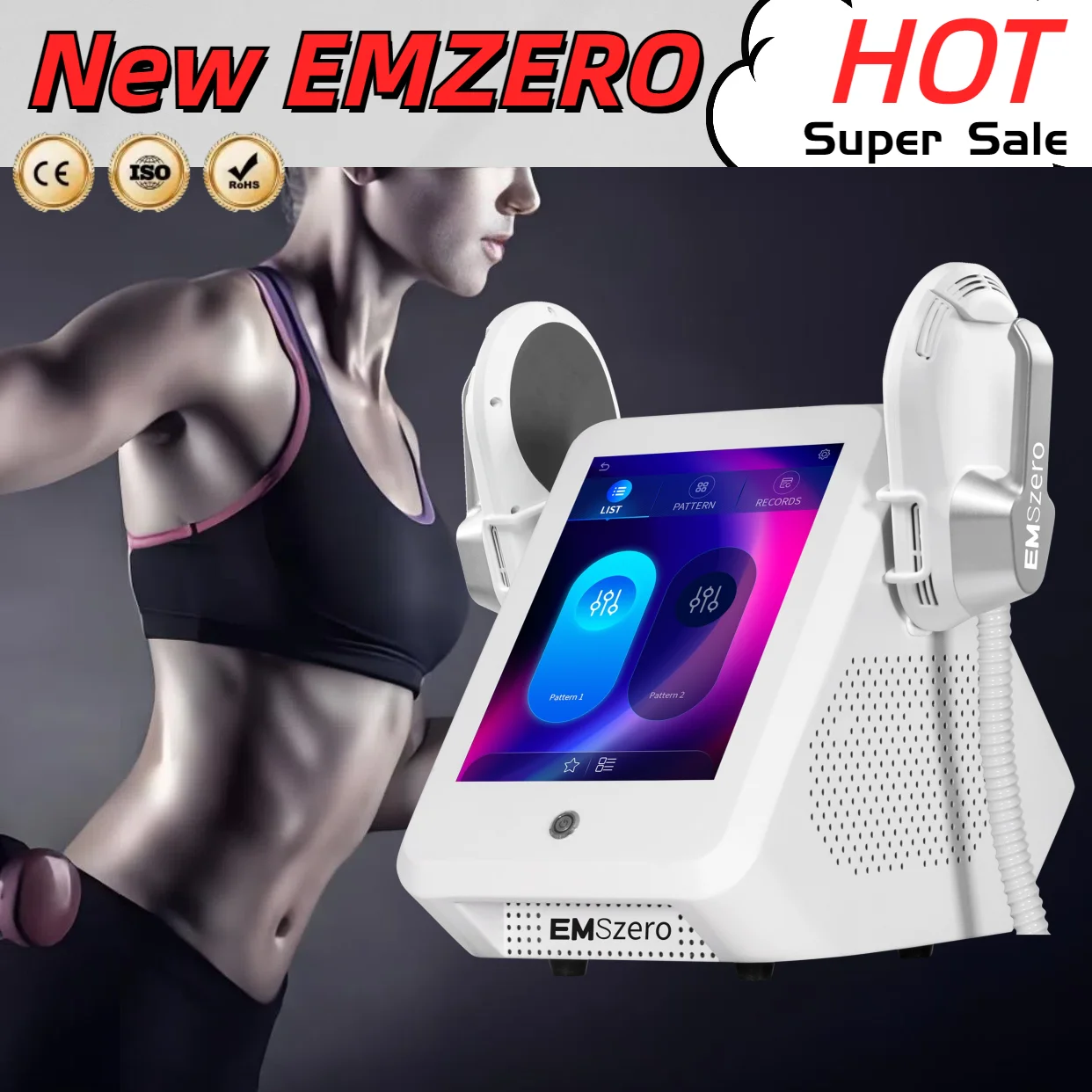 Neo RF Machine For Body Muscle Stimulation Massager Sculpting Butt Fat Device Salon Emszero NOVA