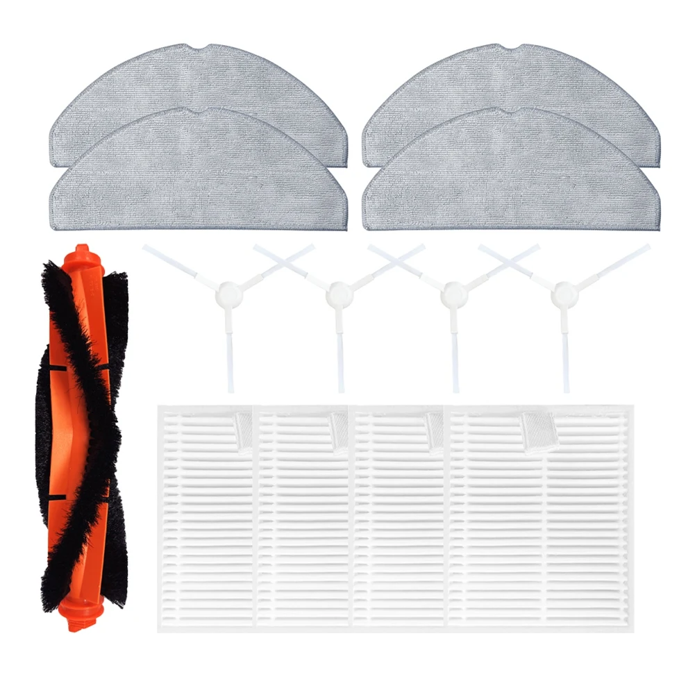 popolare per Xiaomi Robot Vacuum S20 / D106 Parti di ricambio Accessori Spazzola laterale principale Filtro in tessuto