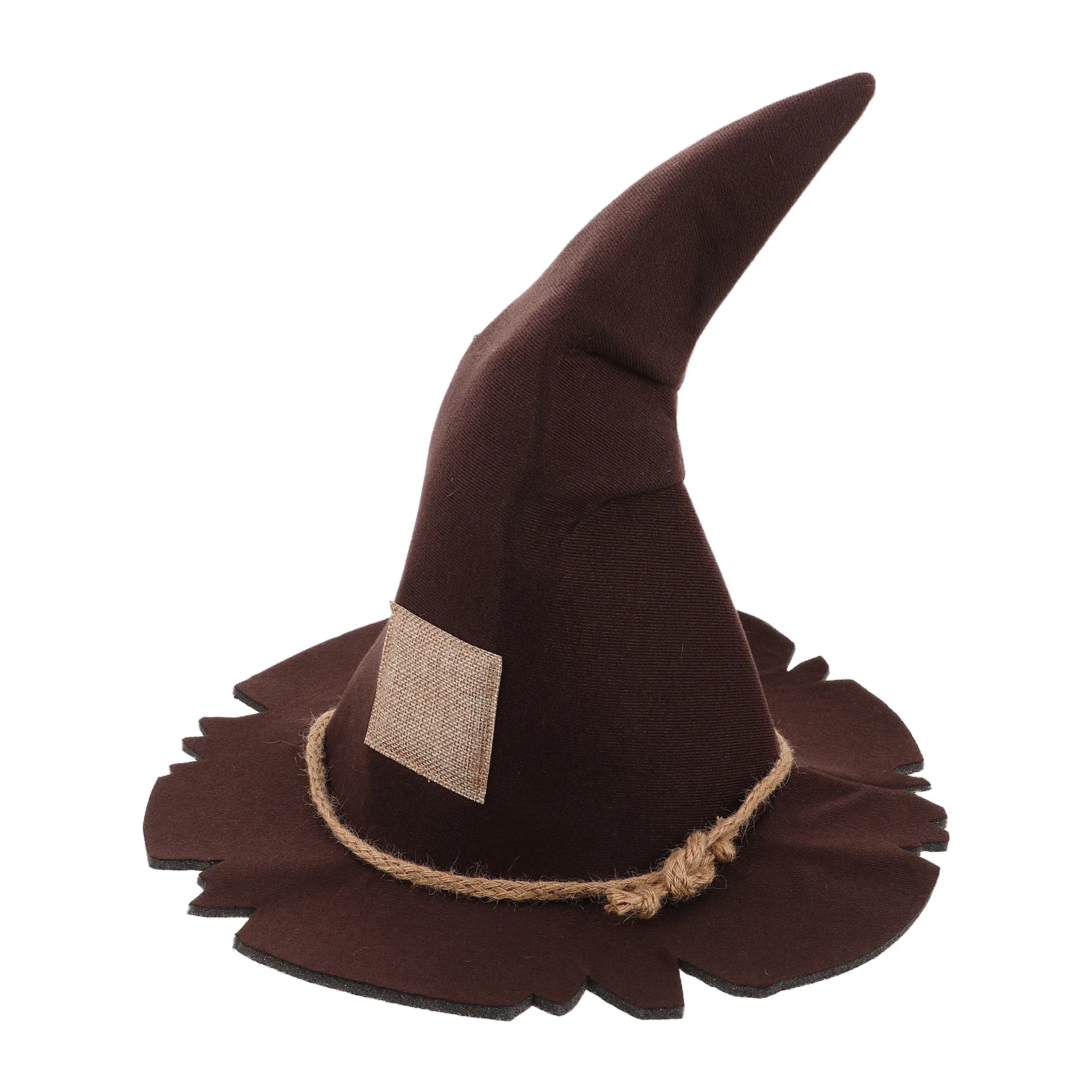 هالوين الفزاعة قبعة الساحرة قماش غير منسوج وأشار لينة تأثيري حلي اكسسوارات خمر ديكور الحفلات الاطفال الفزاعة قبعة