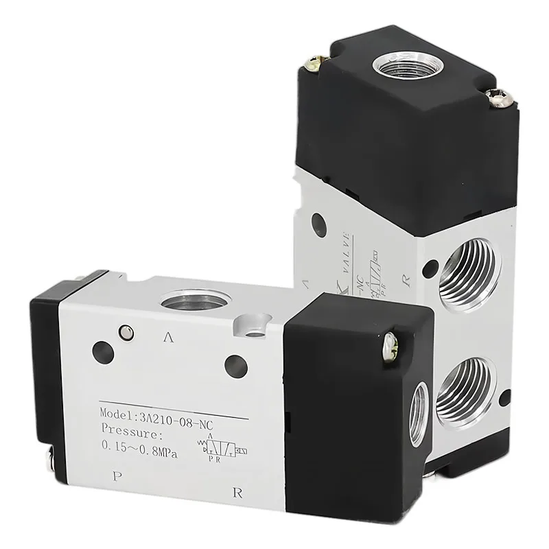 3A Series Pneumatic Control Valve 2 Position 3 Port 3A110/210/310-06 08 10 Normally Open/ Closed NO/NC Reversing Valve 3A420-15