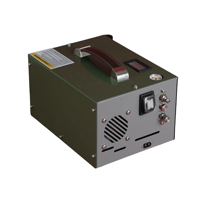 300Bar 12V PCP Compressor de ar 4500Psi Protable Compressor de alta pressão embutido 12V Power Auto-stop Rifle de mergulho