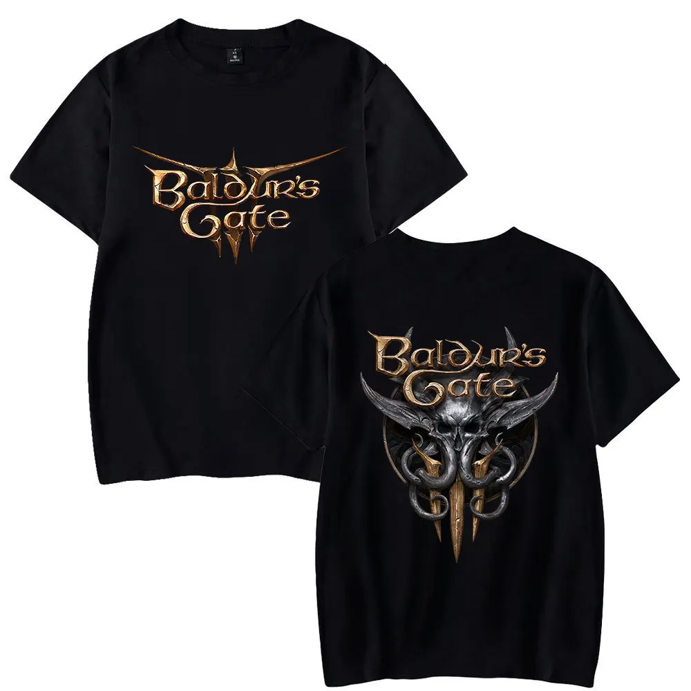 

baldur's gate3 Print Spring Summer Holiday Street Graffiti Style Men/Women Casual Cute and Funny Streetwear T-shirt