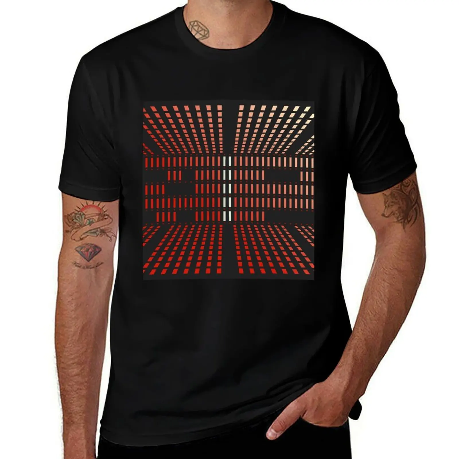 The Brain of HAL9000 Inspried Pattern T-Shirt Work Comfort T-Shirt for Men