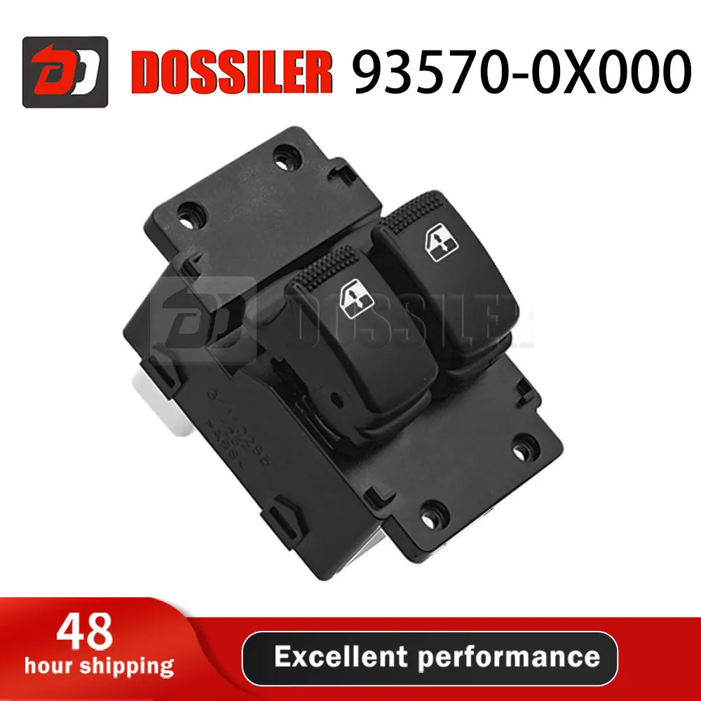 93570-0X000 Interruptor Regulador de Control de Ventanilla Eléctrica Lado del Conductor para Hyundai i10 2007-2013, Accesorios y Repuestos para Coche, 11 Pines