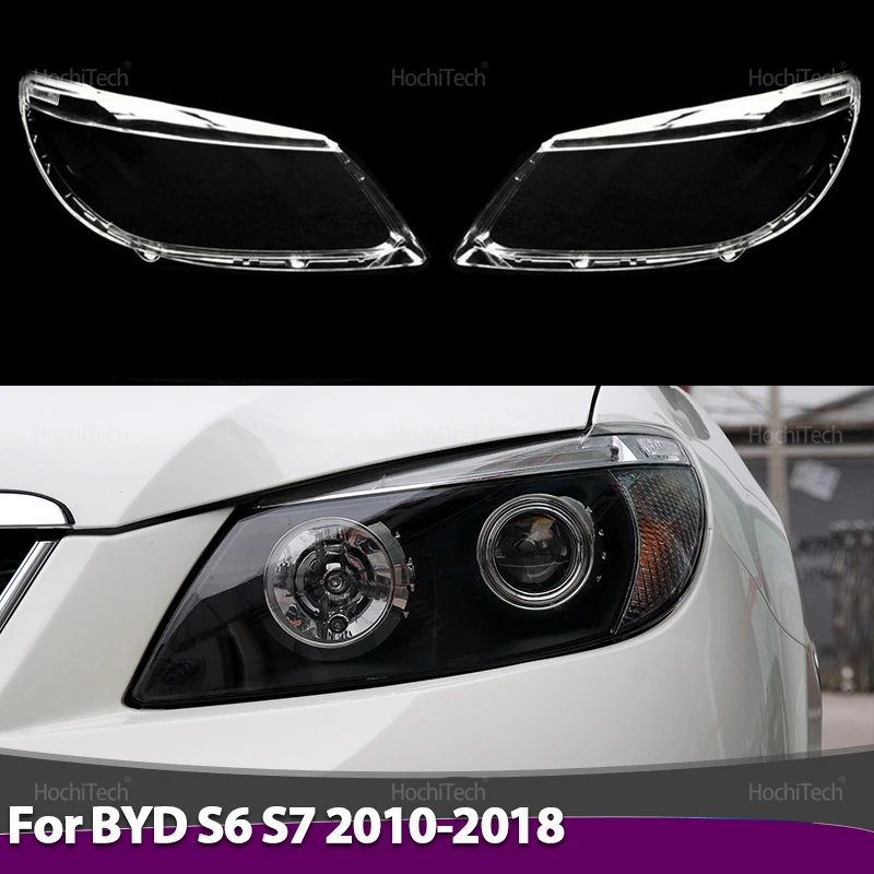 

For BYD S6 S7 2010-2018 Car Headlight Cover Lampshade HeadLamp Clear Lens Cover Bright Shell Cover 2011 2012 2013 2014