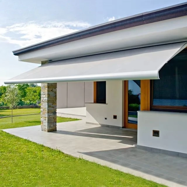 Full Cassette Sun Shade Awning with Dooya Tubular Motor