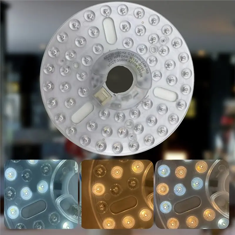 BAAN-6.2 بوصة مروحة السقف ضوء التحديثية عدة مروحة السقف ضوء استبدال لوحة مستديرة 220 فولت