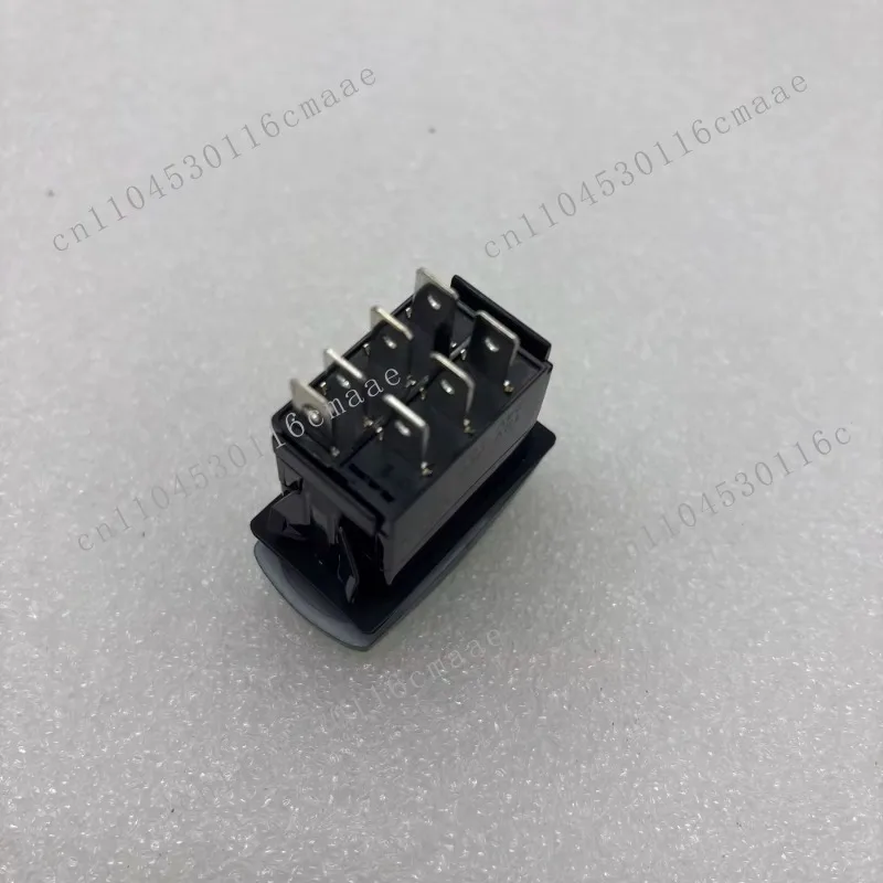 24V Up and Down Instantaneous Jumper Rocker Switch 7P (ON) - Off - (ON) DPDT Mom Toggle Switch, Used for UTV Instrument Panel
