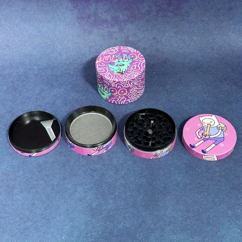 2 بوصة مطحنة الأعشاب دليل كسارة معدنية التوابل مدقة الفلفل هاون الملح قاطعة المطحنة 4-Layers طاحونة أدوات التدخين اكسسوارات #4