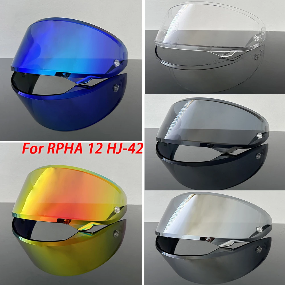 

Motorcycle Helmet Anti-UV PC Visor Lens For HJC RPHA 12 HJ-42 RPHA-12 Helmet Visor Lens