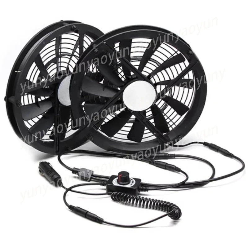 12V Silent RV Vent Cooling Fan Air Circulation Vent Fan Suitable for Caravan Motorhome Camping Travel Vehicle