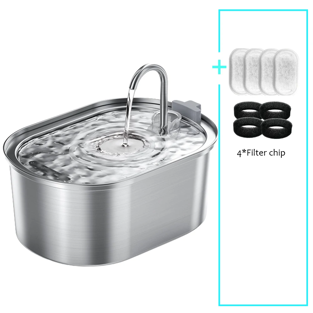 Slimme kattenwaterfontein Automatische drinker voor katten Waterfeeder Waterdispenser voor huisdieren Drinkfontein voor katten Honden