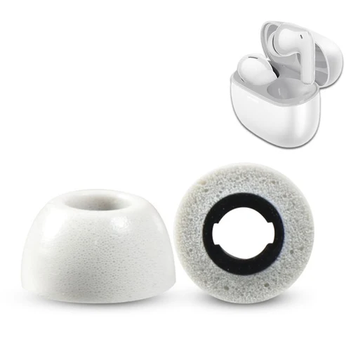 6 uds auriculares puntas de espuma para Xiaomi Redmi Buds 5 Pro cubierta de auriculares memoria esponja auriculares tapones para los oídos con cancelación de ruido