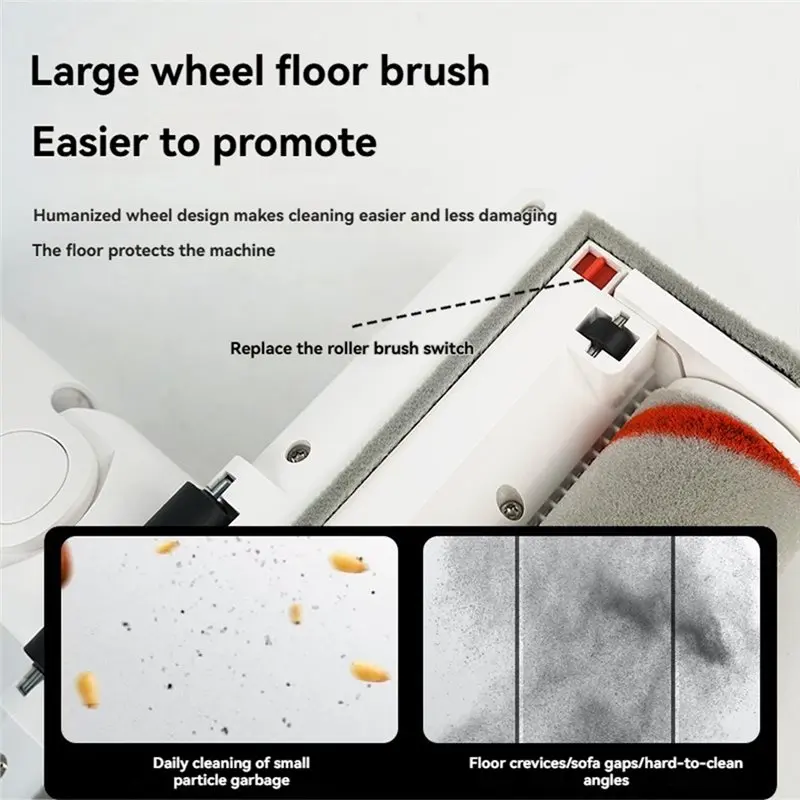 【Great Sale】Hardwood Floor Brush Replacement Head For Dreame V8 V9 V10 Handheld Electric Floor Cleaner Vacuum Parts - view 3