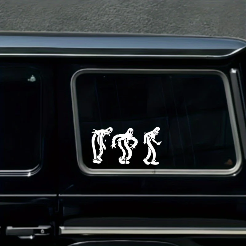 Dancing Ghost Ghostmane Inspired Car Stickers for Auto Window Bumper Waterproof Vinyl Decals Refit Vehicle Body Decoration