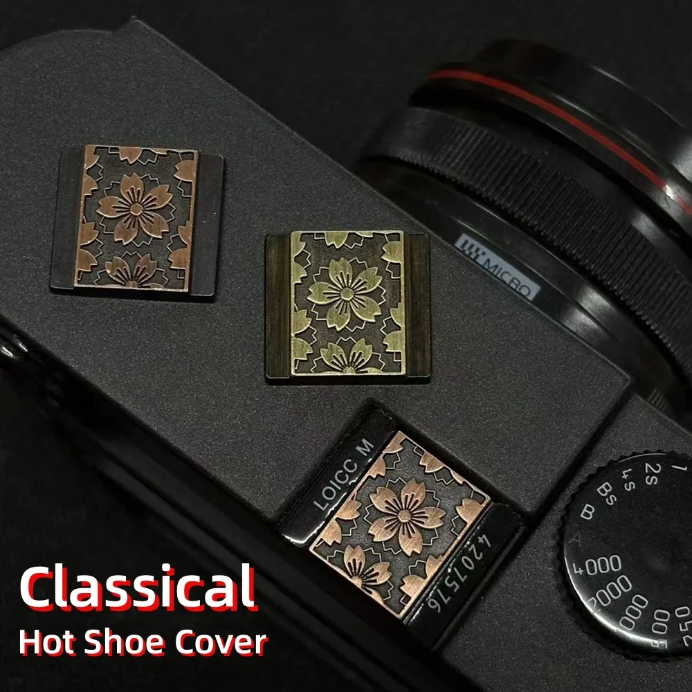 Sakura Metal Camera Hot Shoe Cover Originality Classical Protector for Nikon Fuji XT50 XT30 XT5 XT4 XT3 Sony Leica Accessories view 6