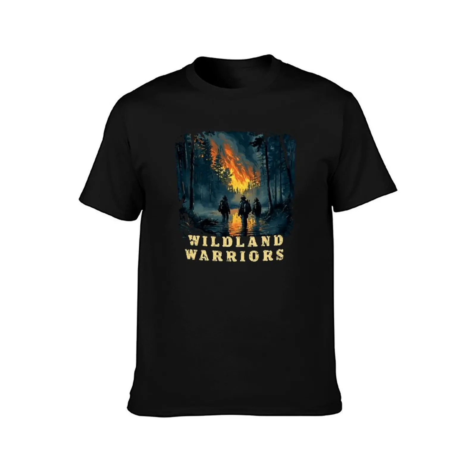 Firefighter Fire Aircraft Wildland T-Shirt designer shirts T-shirts oversize mens funny t shirts