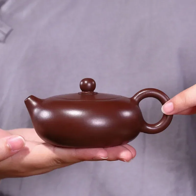 170ml Authentic Yixing Purple Clay Teapots Beauty Tea Infuser Kettle Famous Handmade Bian Xi Shi Tea Pot Chinese Zisha Tea Set